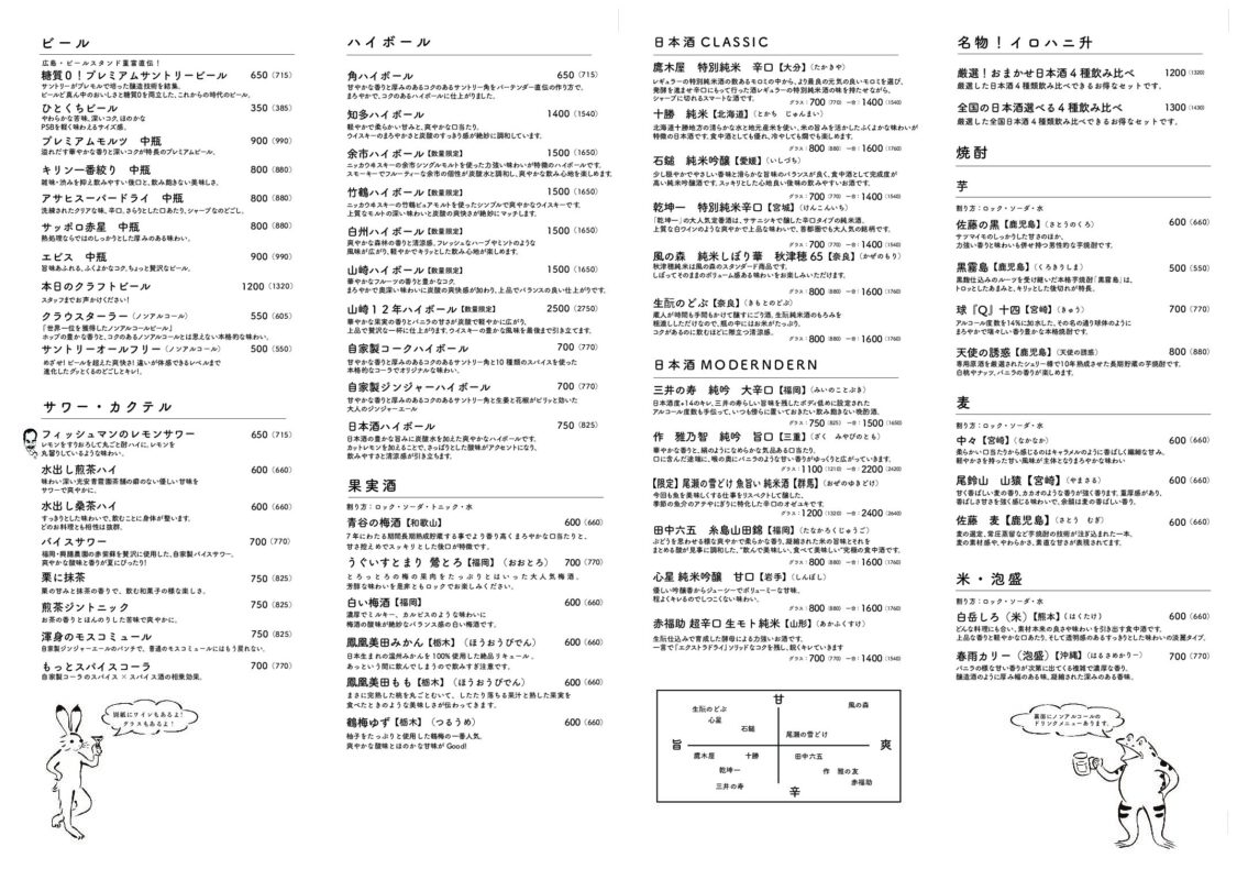 【福岡・天神】博多炉端FISHMAN・魚男｜居酒屋・ランチ・ディナー